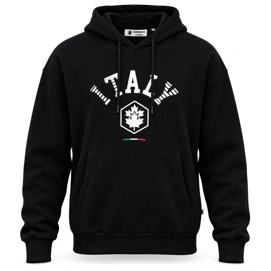 LUMBERJACK HOODIE LBJ-00204-BLK🇮🇹 🔹