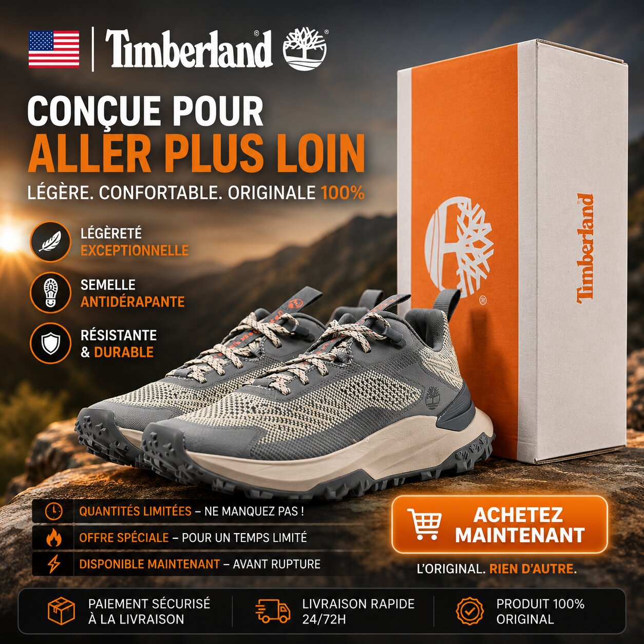 Timberland Motion Access Low Lace Sneaker 0A6DJK-EX1 🇺🇸🔹