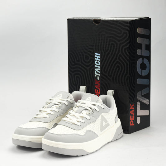 PEAK SHOES-WHITE/GREY EXT52367B-Z500 ✅