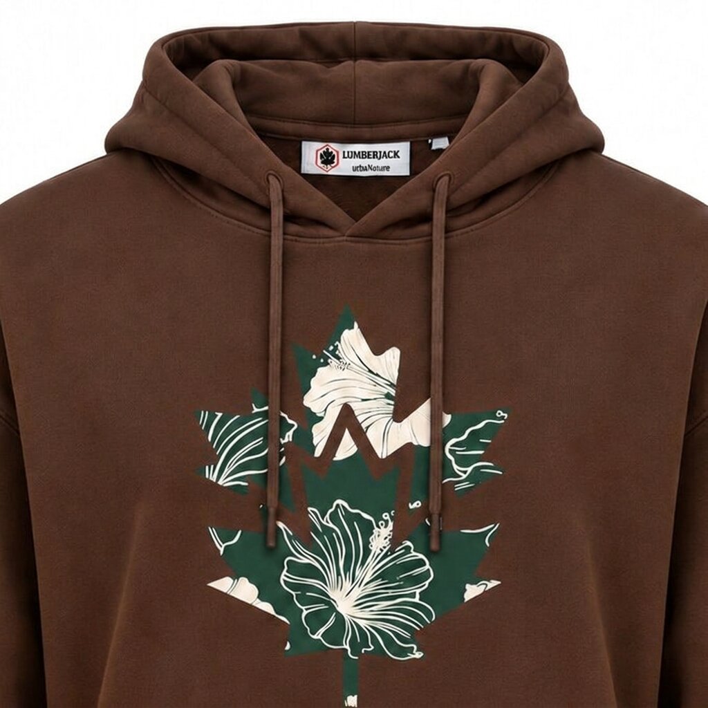 LUMBERJACK HOODIE LBJ-00203-BRN🇮🇹🔹