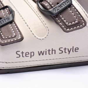 CLAQUETTE AH167M-CREAM-COCOA