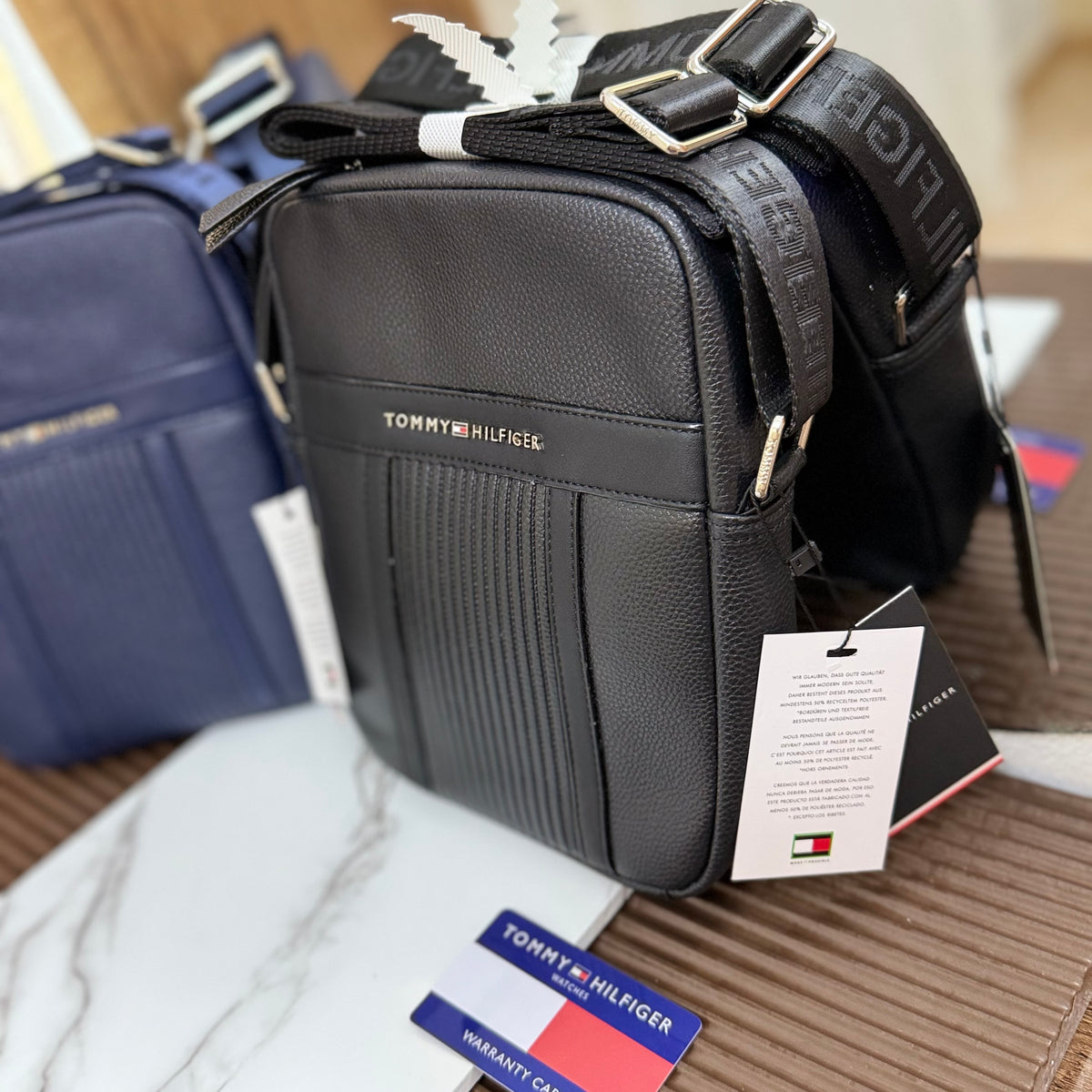 Sacoche sp TOMMY HILFIGER 1 ⚫️ REF: 734-06 Noir