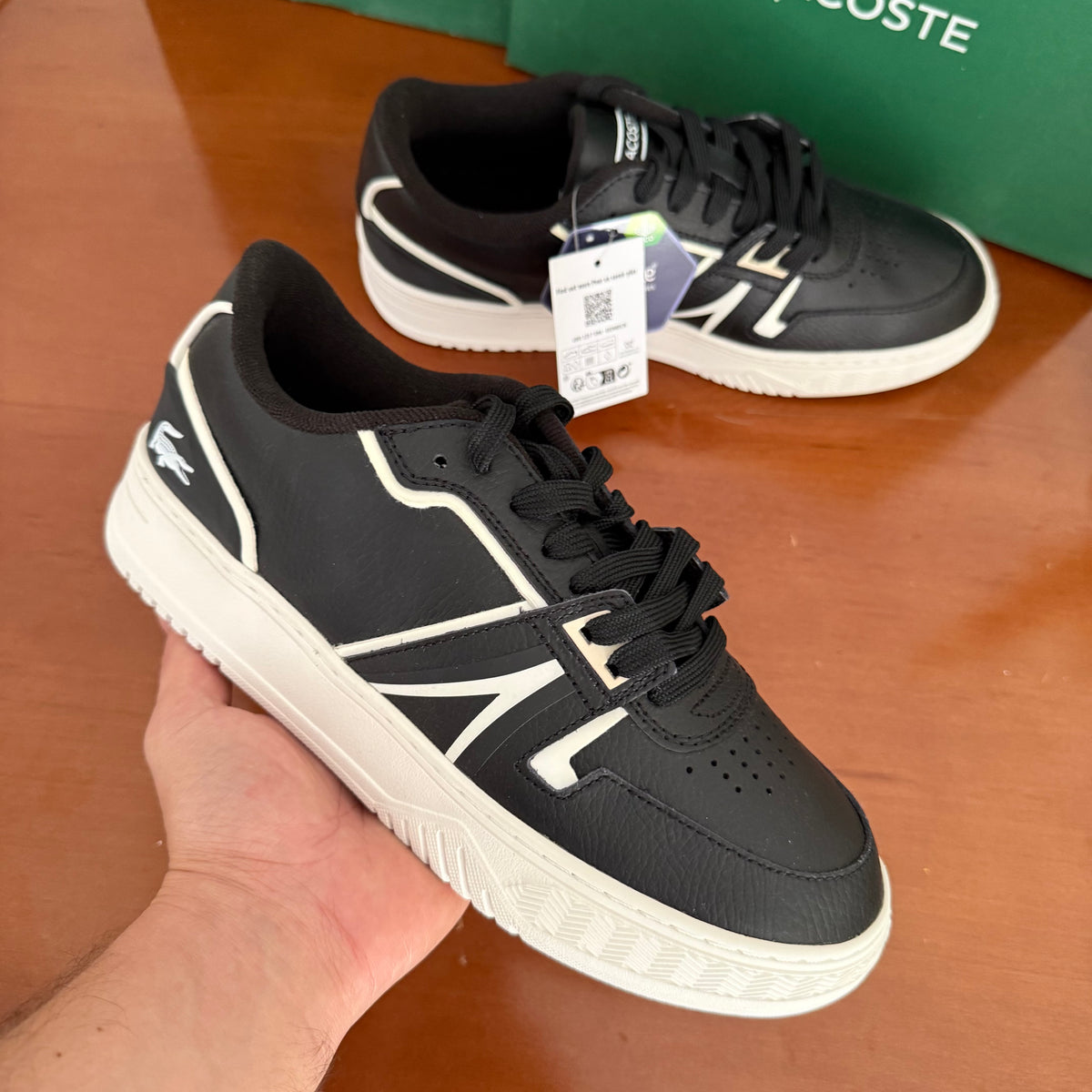 LACOSTE sp LOO1 BLACK 💢💢