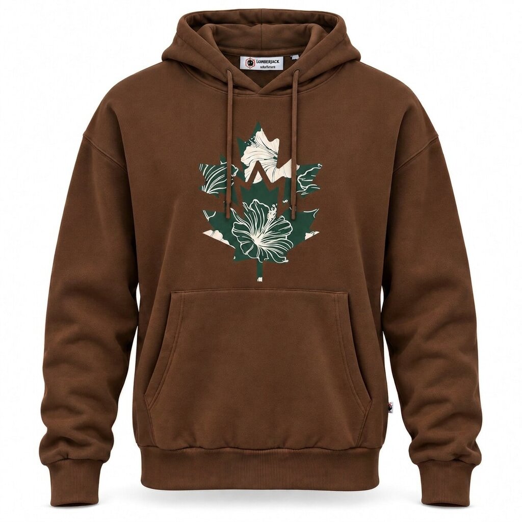 LUMBERJACK HOODIE LBJ-00203-BRN🇮🇹🔹
