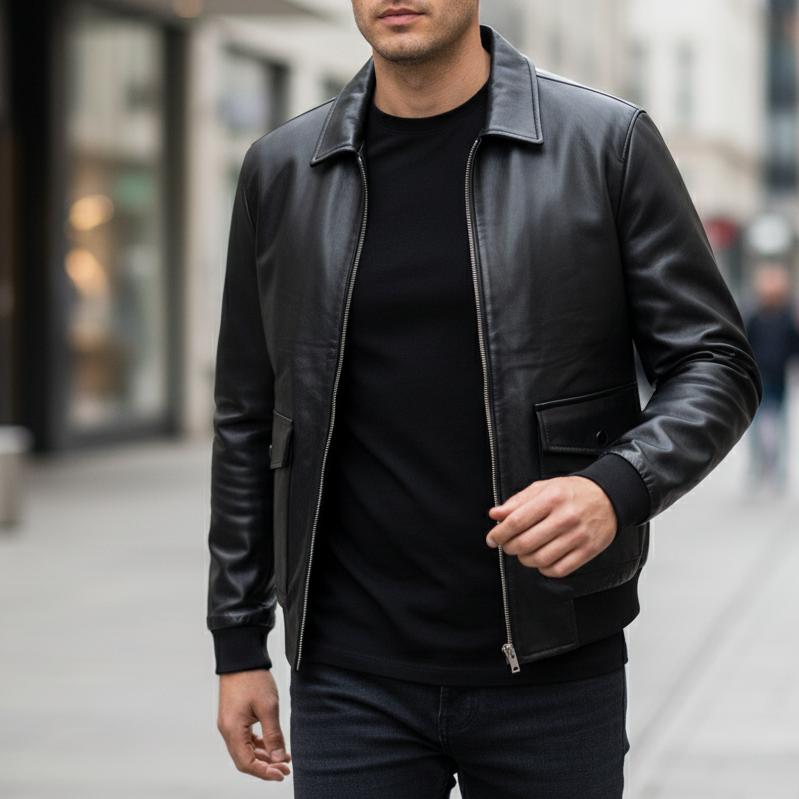 Veste-MASSIMO A-2502-BLACK ✅✅