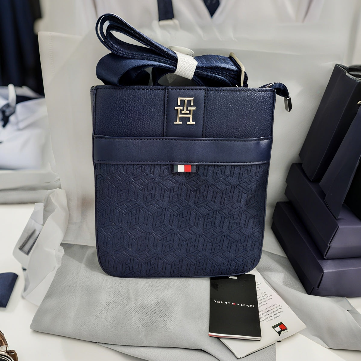 Sacoche sp TOMMY HILFIGER 🔵 REF: 9706 BLEU