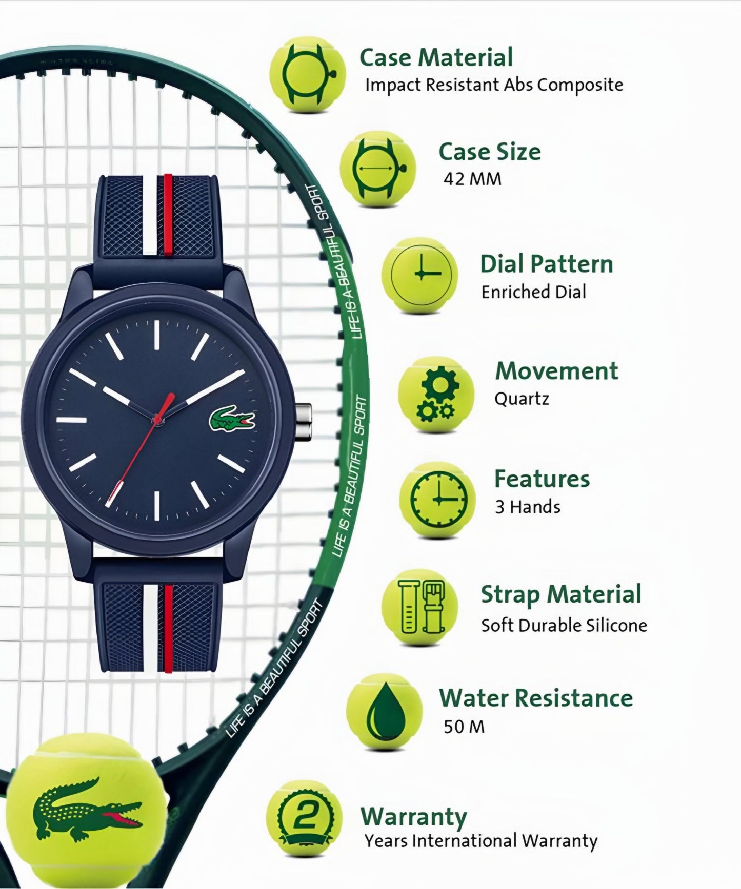 MONTRE LACOSTE 7613272387125