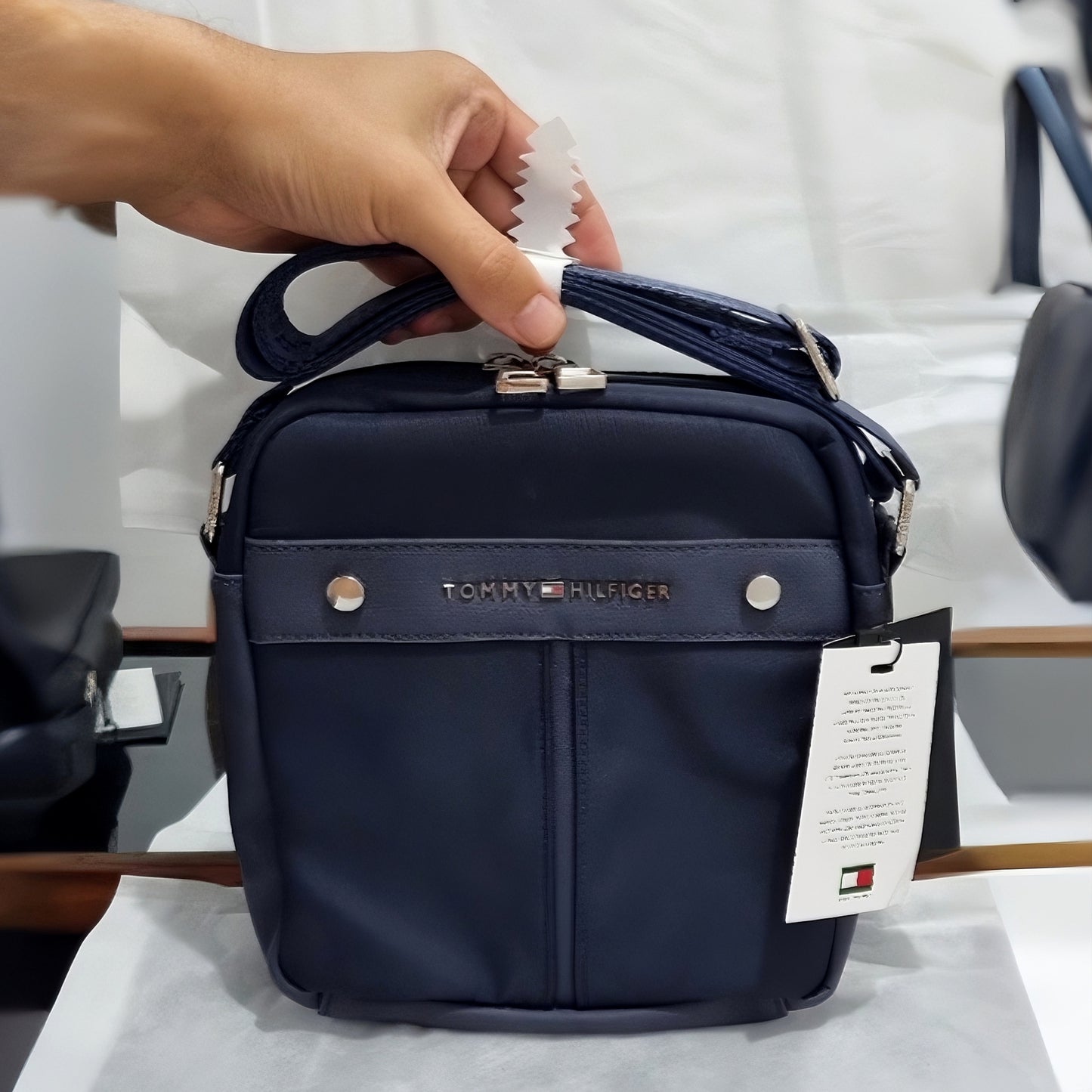 Sacoche sp TOMMY HILFIGER 🔵 REF: 0061 BLEU