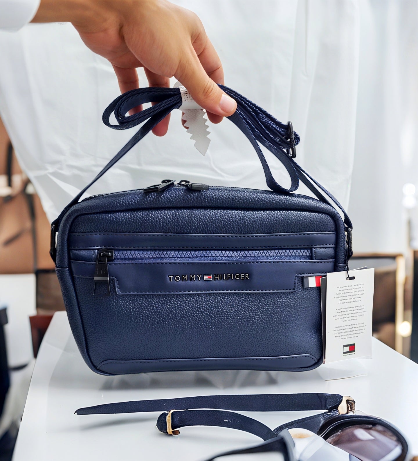 Sacoche sp TOMMY HILFIGER 🔵 REF: 6222 BLEU