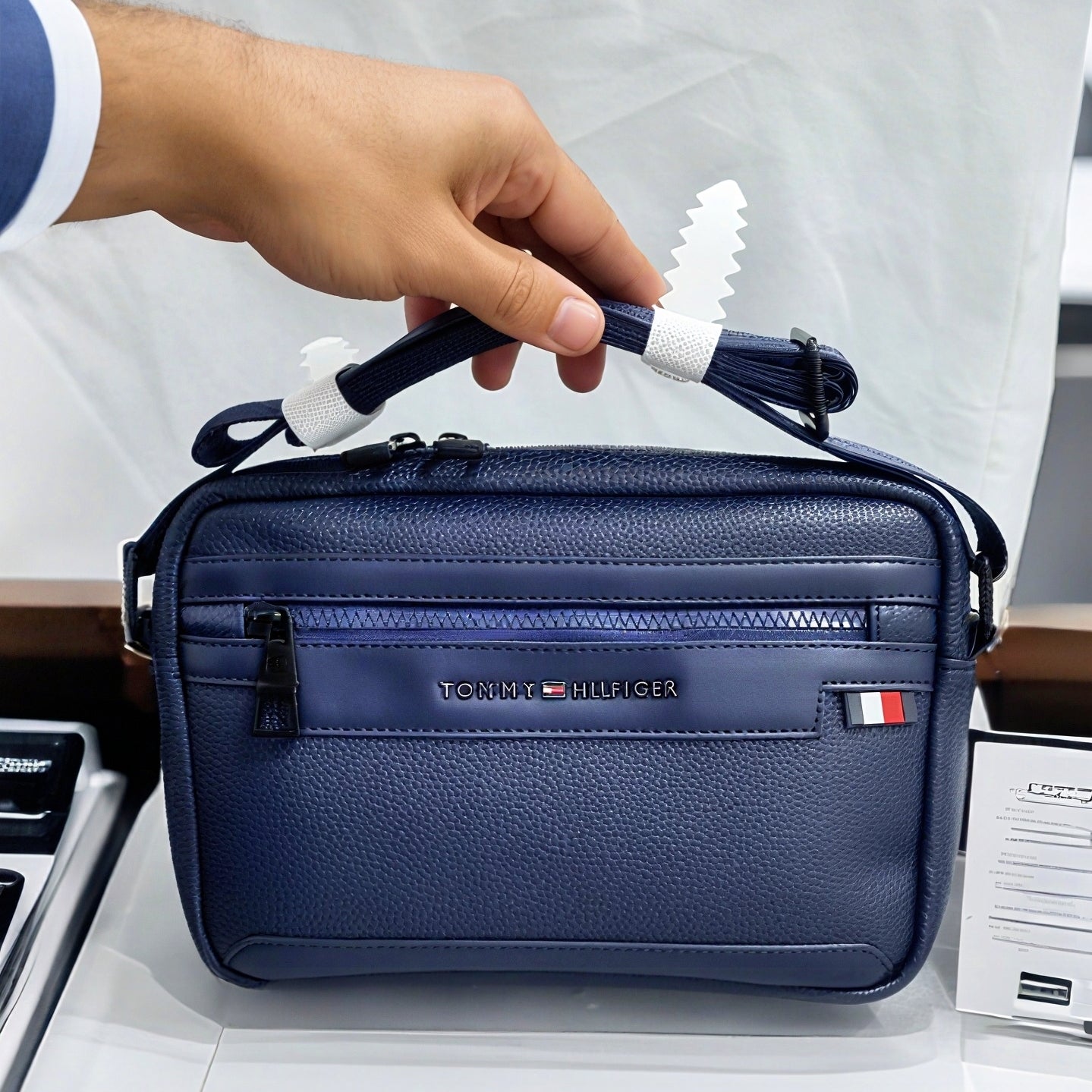 Sacoche sp TOMMY HILFIGER 🔵 REF: 6222 BLEU