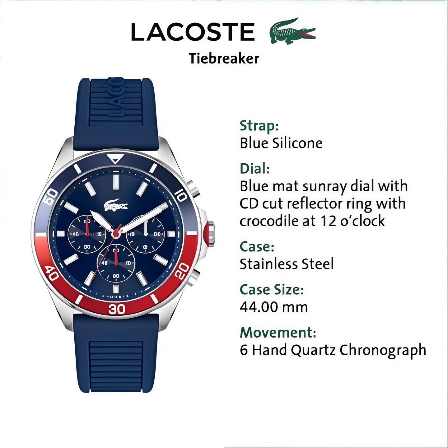 MONTRE LACOSTE 7613272439404