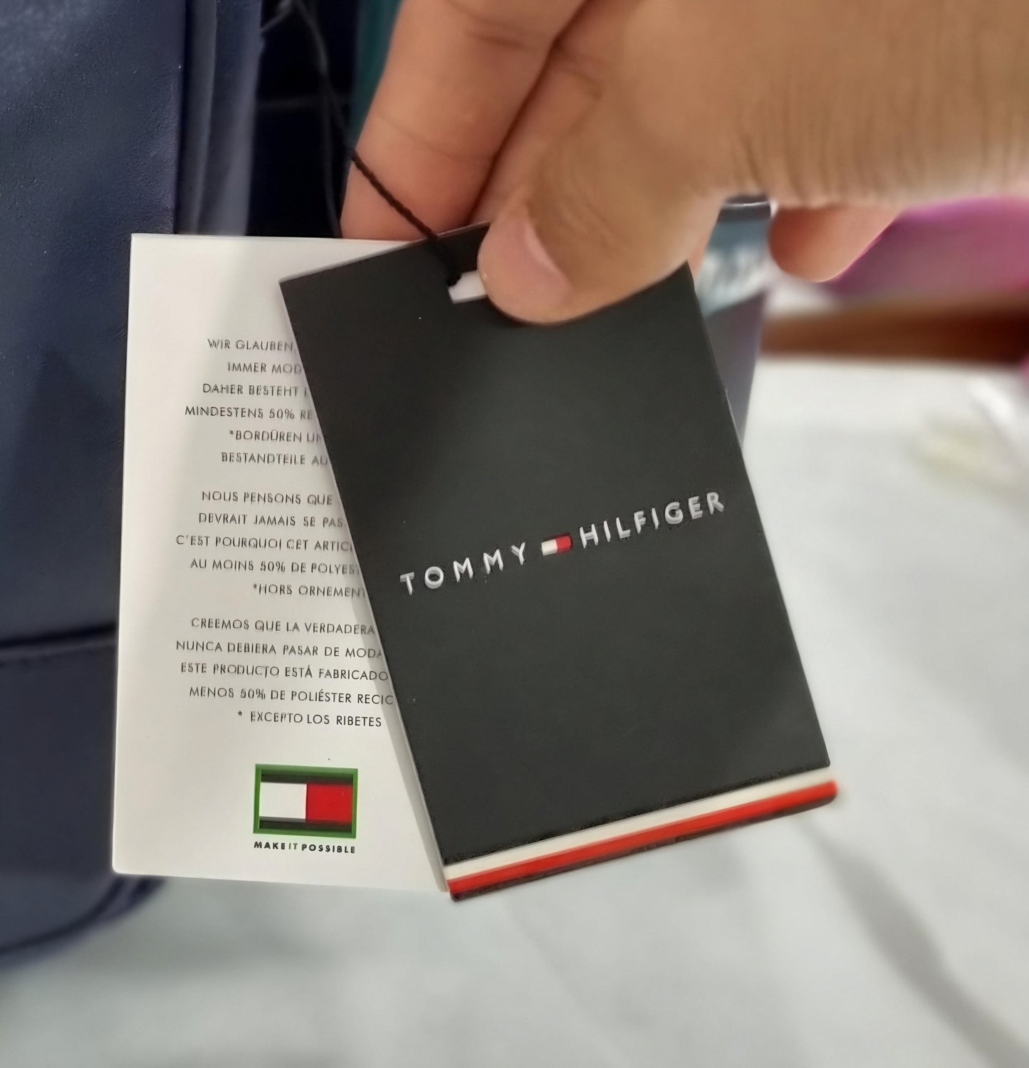 Sacoche sp TOMMY HILFIGER 1 🔵 REF: 6499 BLUE