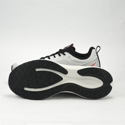 PEAK CUSHION RUNNING SHOES-LT.GREY/BLACK EXT54387H-2220 🔹