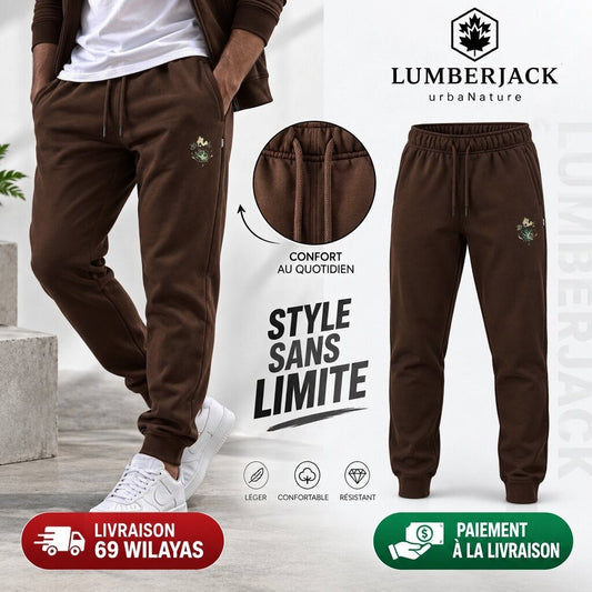 LUMBERJACK PANTALON JOGGING LBJ-00302-BRN🔹