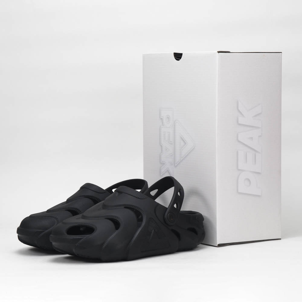 PEAK SLIPPERS SANDALS BLACK🔹