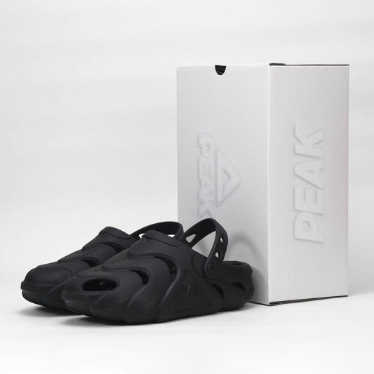 PEAK SLIPPERS SANDALS BLACK🔹