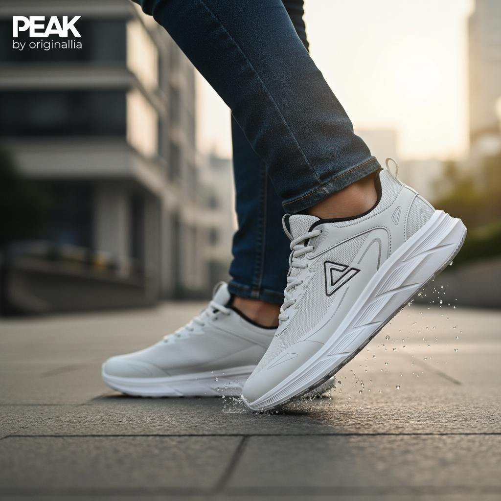 PEAK TRAINING RUNNING SHOES-GREY EXT54427H-D037 ✅