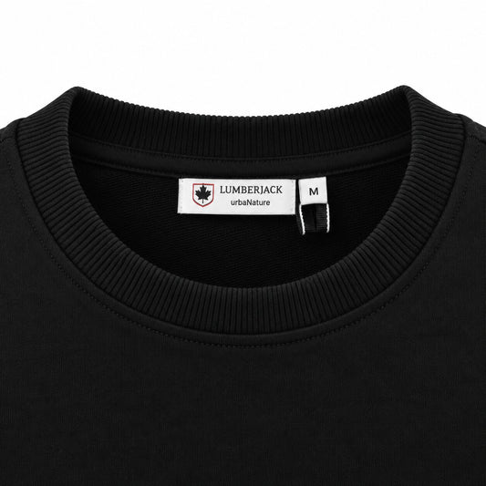 LUMBERJACK SWEAT SHIRT LBJ-00602-BLK🇮🇹 🔹