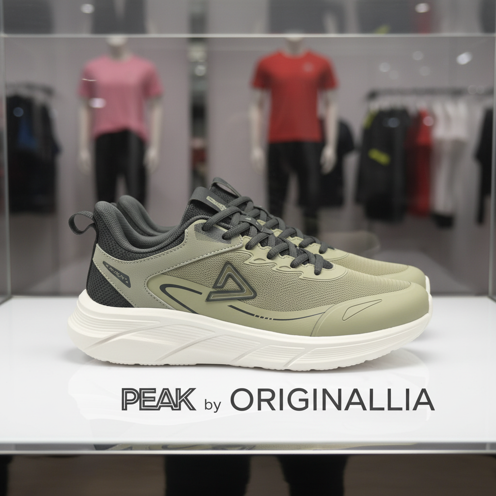 PEAK TRAINING RUNNING SHOES-EMERALD EXT54427H-D868 ✅ ✅