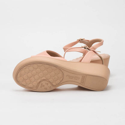 PICCADILLY Sandale Femme Cecilia Anabela Médio Brûlé 540317-0034 💕