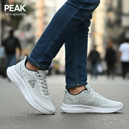 PEAK TRAINING RUNNING SHOES-GREY EXT54427H-D037 ✅