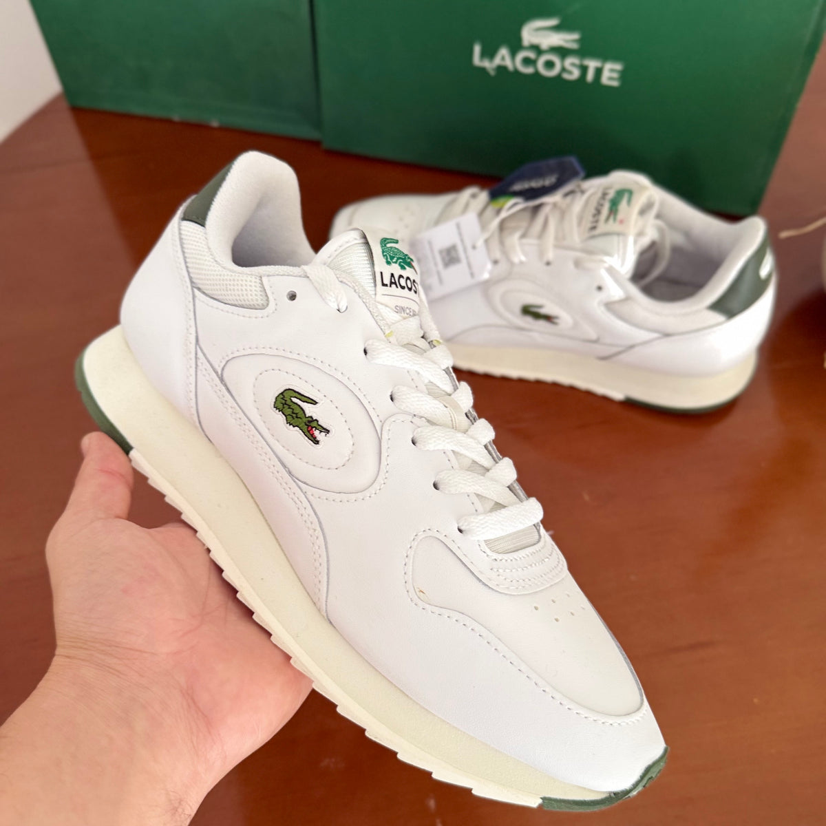 LACOSTE sp LINETRACK 55-266 White 💢💢💢