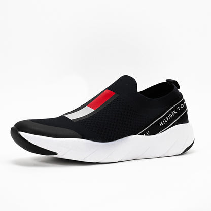 Tommy Hilfiger Low Cut Slip-On Sneakers T3A4-30418-0702800-BLACK 🔹+46