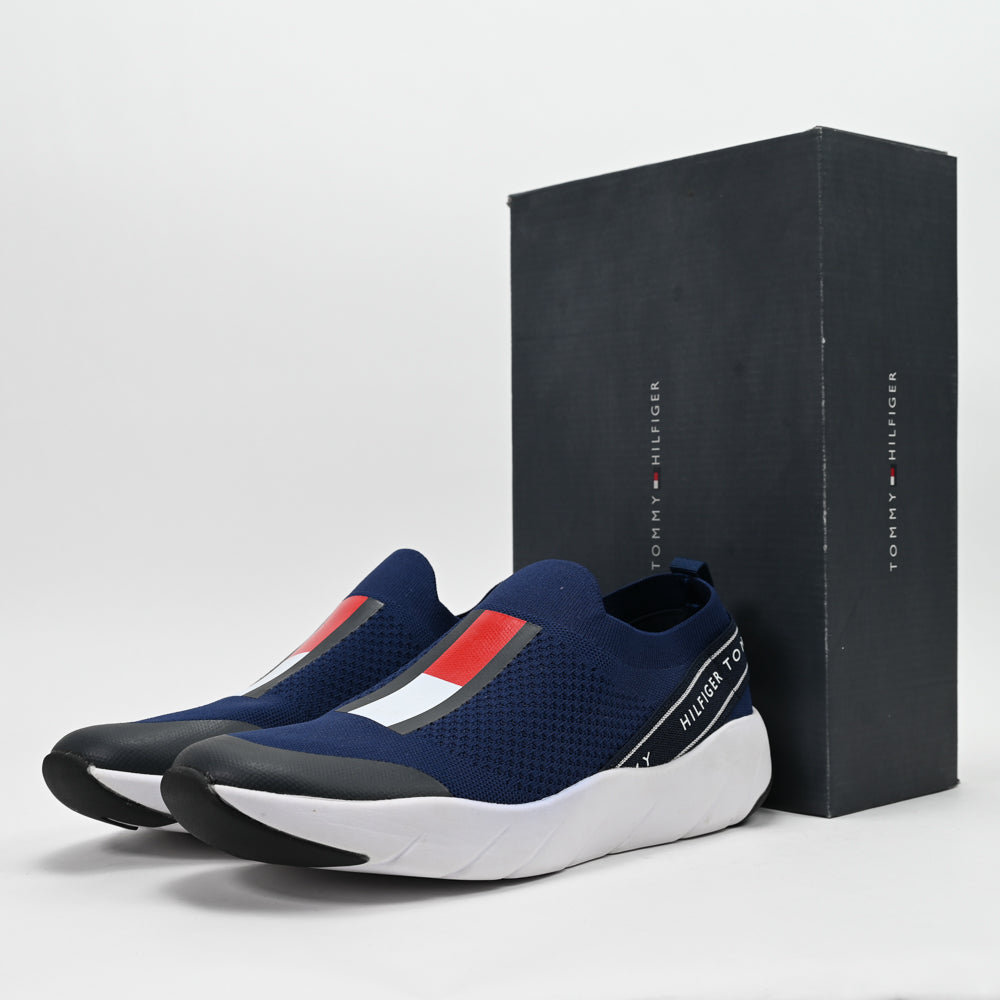 Tommy Hilfiger Low Cut Slip-On Sneakers T3A4-30418-0702800-BLUE 🔹+46