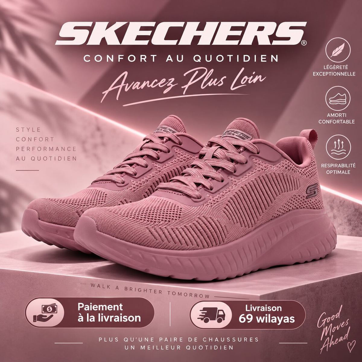 Skechers BOBS Squad Chaos – Face Off Sneakers 117209-RAS 💕