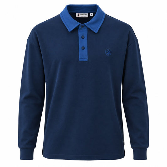 LUMBERJACK POLO LS LBJ-00507-NVY🇮🇹🔹