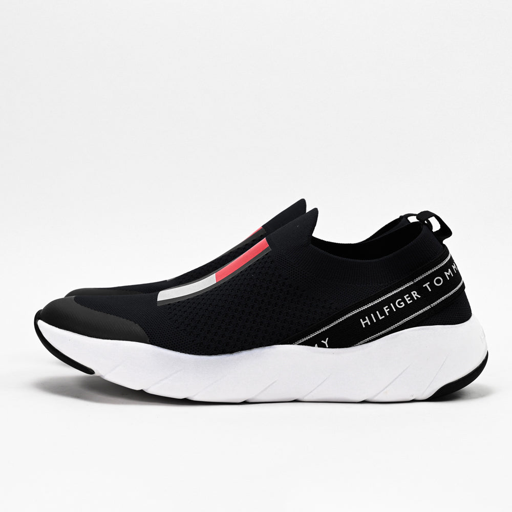 Tommy Hilfiger Low Cut Slip-On Sneakers T3A4-30418-0702800-BLACK 🔹+46