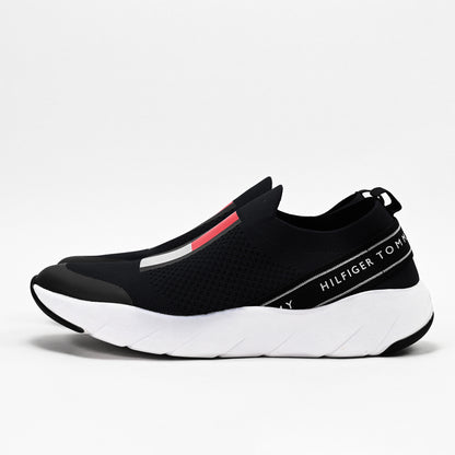 Tommy Hilfiger Low Cut Slip-On Sneakers T3A4-30418-0702800-BLACK 🔹+46