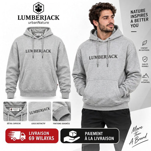 LUMBERJACK HOODIE LBJ00202-GRY 🔹