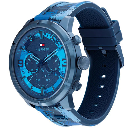 MONTRE Tommy Hilfiger Wild Blue Silicone Watch 1792073 ✅