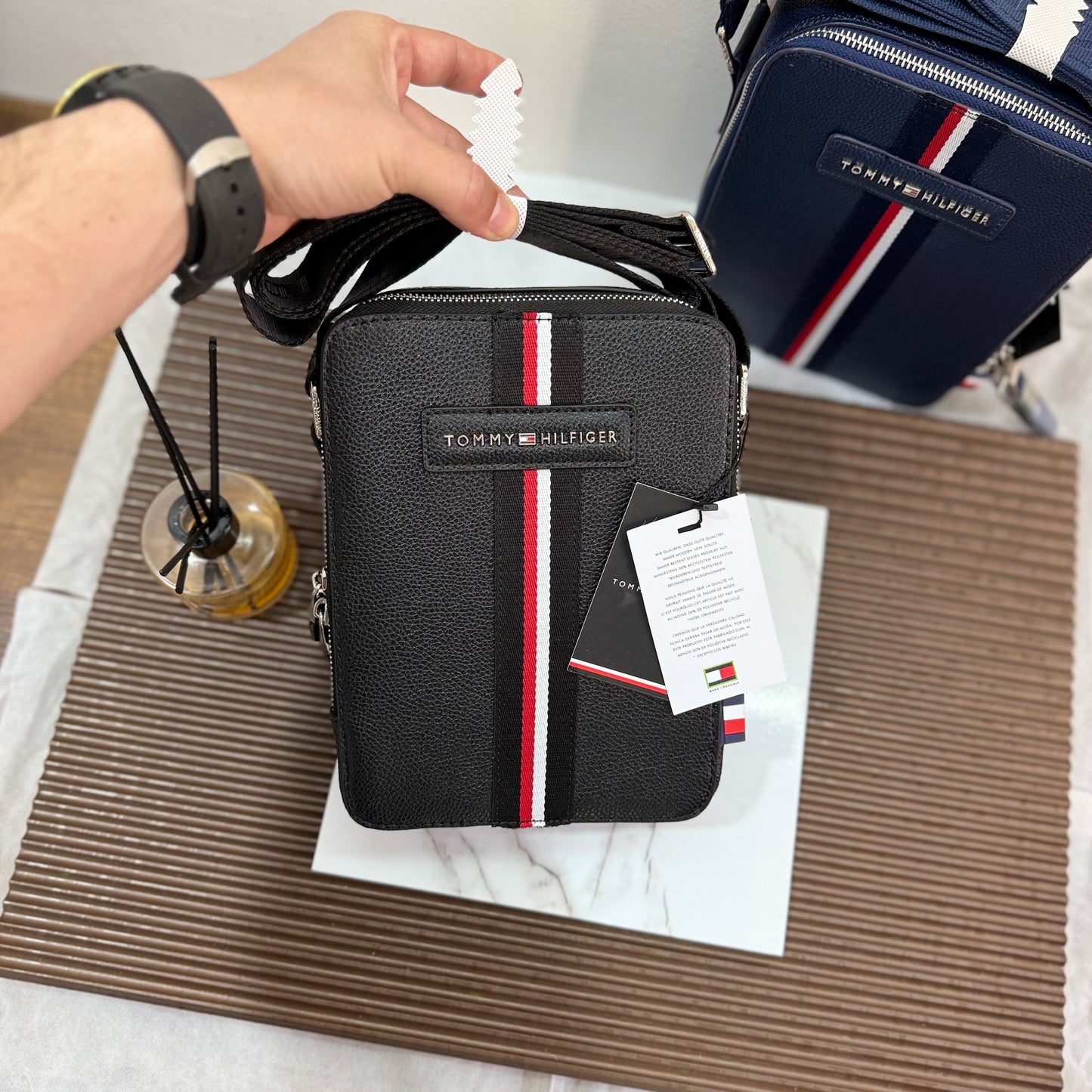 Sacoche sp TOMMY HILFIGER ⚫️ REF: TM1013-3 BLK 3