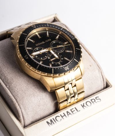 Montre Michael Kors Men's Cunningham Multifunction Gold-Tone Stainless Steel Watch MK7154 2033