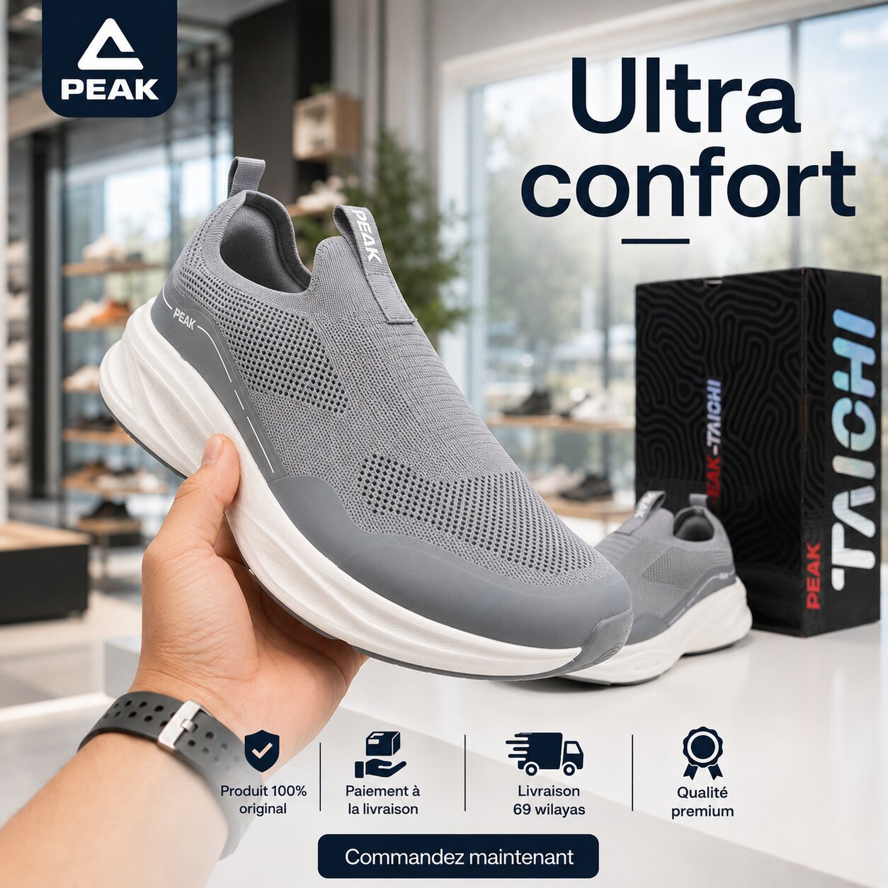 PEAK SHOES ET59497E-0029🔹️
