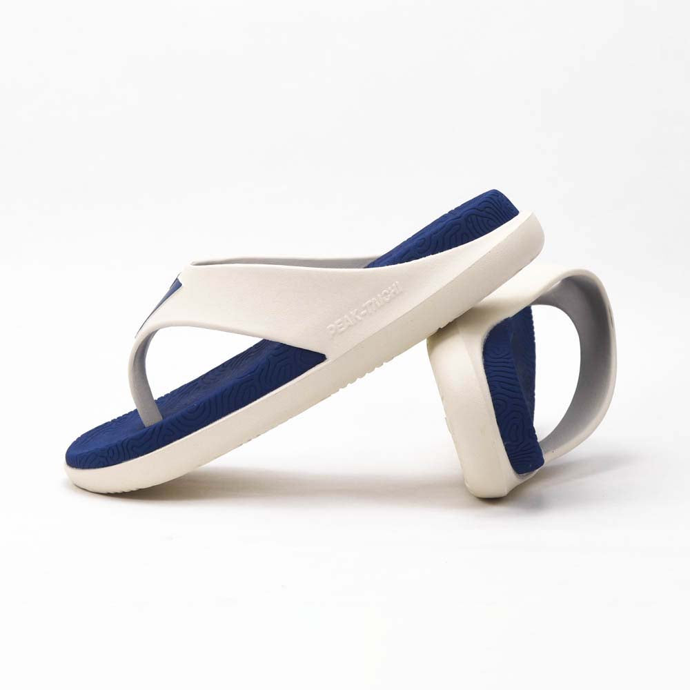 Peak Taichi Beach Sandals White Blue ET23431L-1133🔹