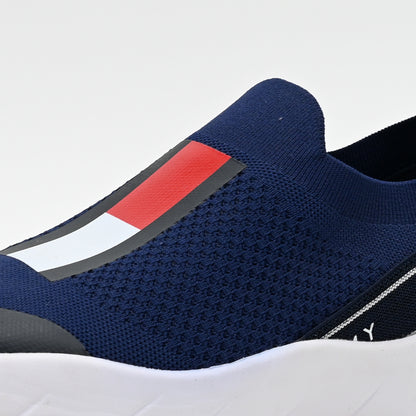 Tommy Hilfiger Low Cut Slip-On Sneakers T3A4-30418-0702800-BLUE 🔹+46