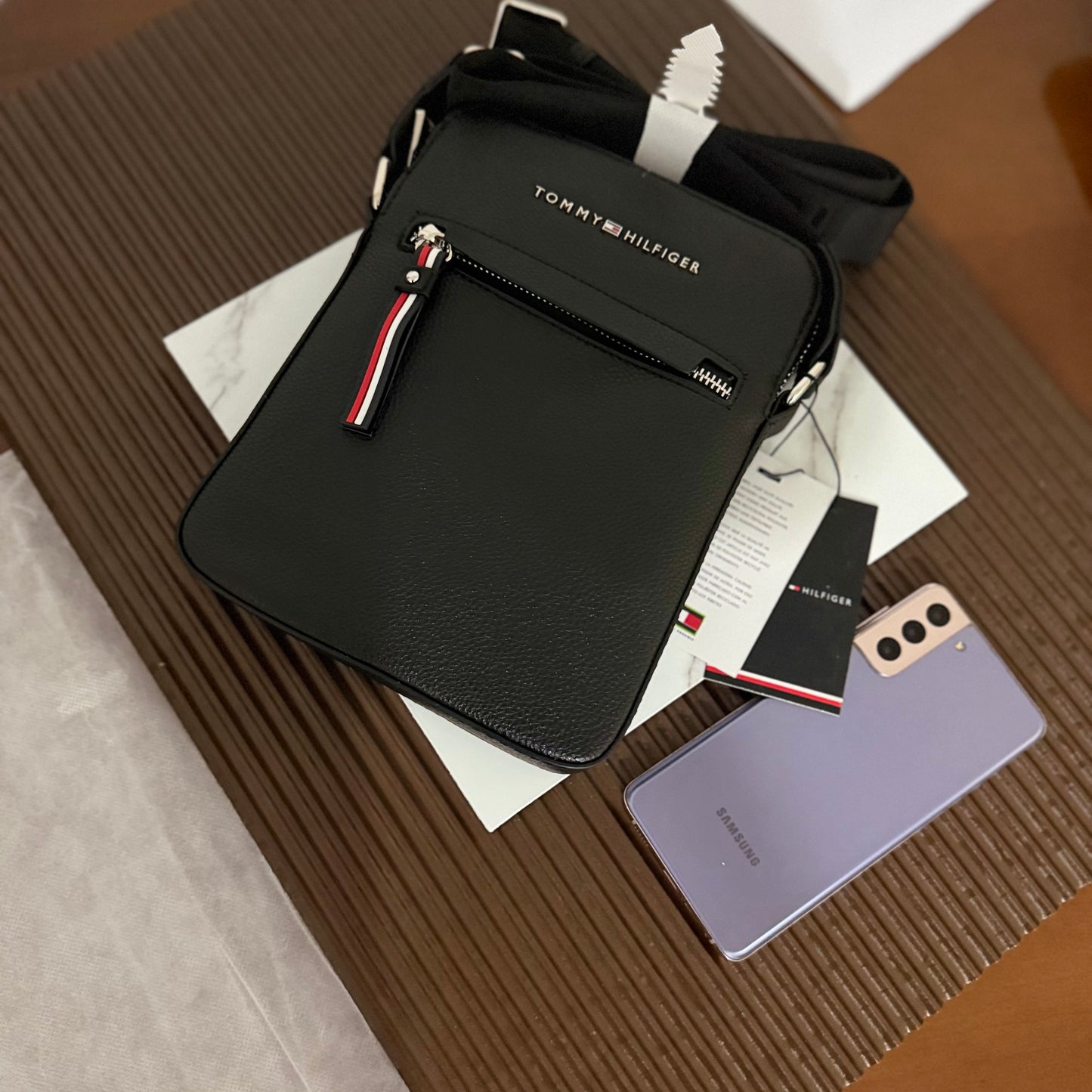 Sacoche sp TOMMY HILFIGER ⚫️ REF: TM1036-4  BLK 1