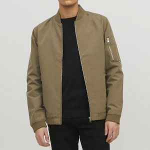 JACK & JONES BOMBER JOMER BOMBER KHAKI