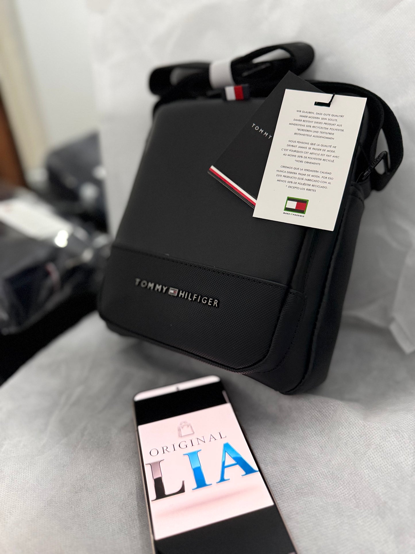 Sacoche sp TOMMY HILFIGER 1 ⚫️  REF: 4557 BLACK