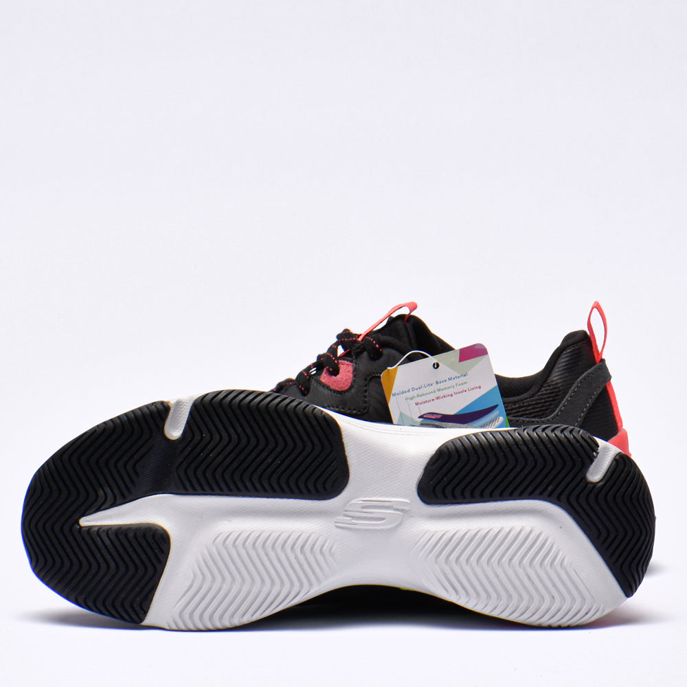 SKECHERS ENERGY RACER-EMBRACE HER BLACK/CORAL