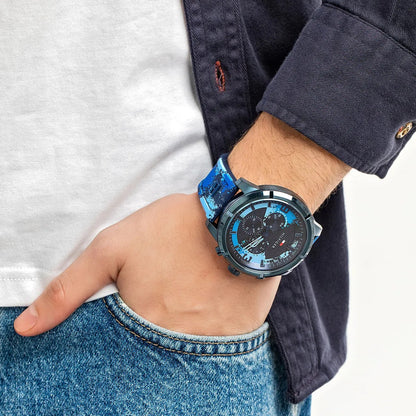 MONTRE Tommy Hilfiger Wild Blue Silicone Watch 1792073 ✅