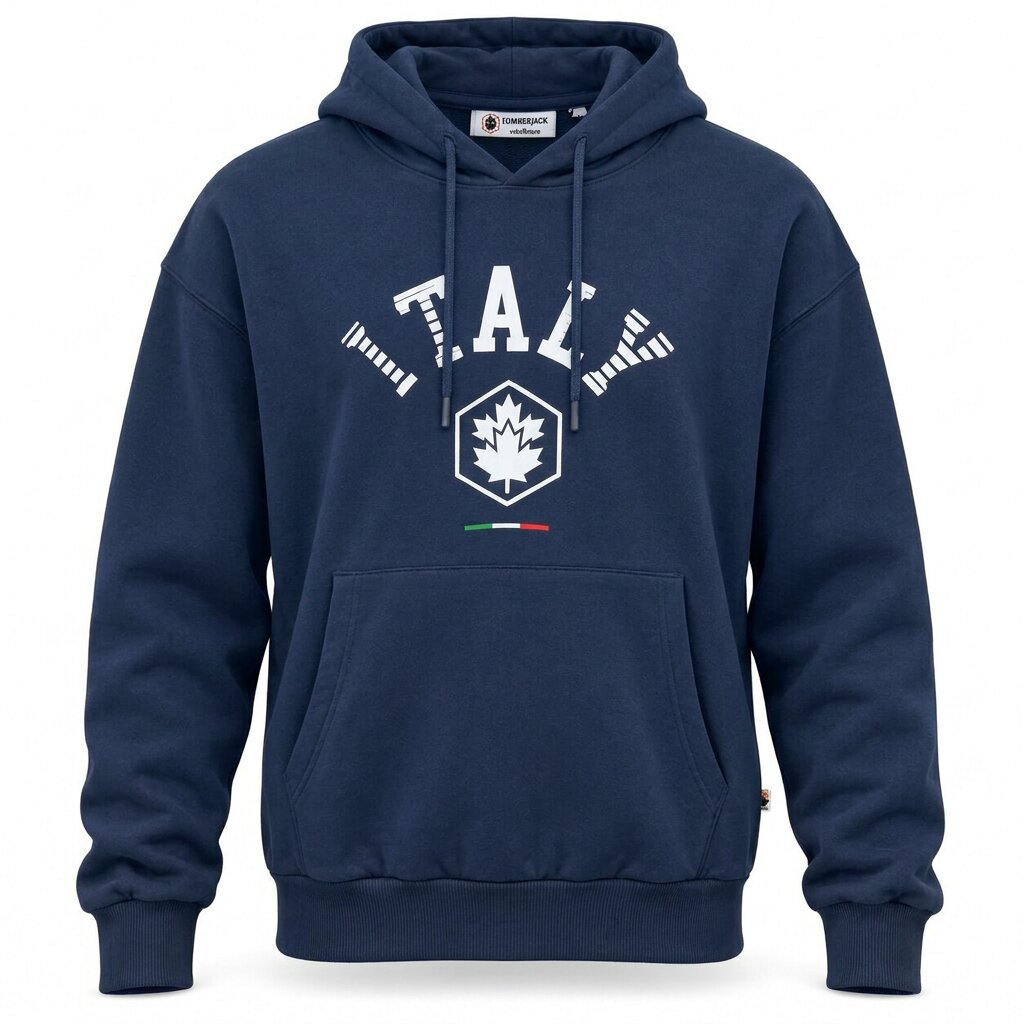 LUMBERJACK HOODIE LBJ-00204-NVY🇮🇹🔹