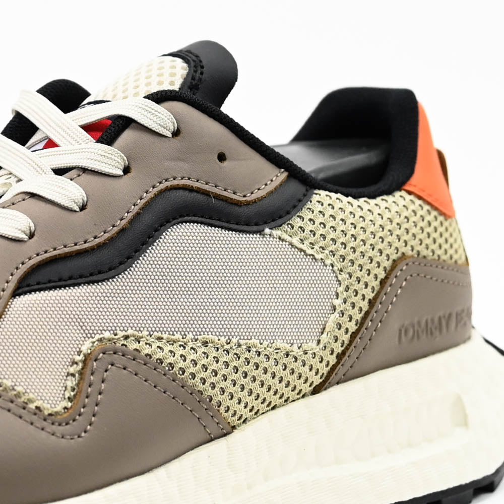 Sneakers Tommy Hilfiger EM0EM01259-BROWN-BEIGE  🇺🇸🔹️