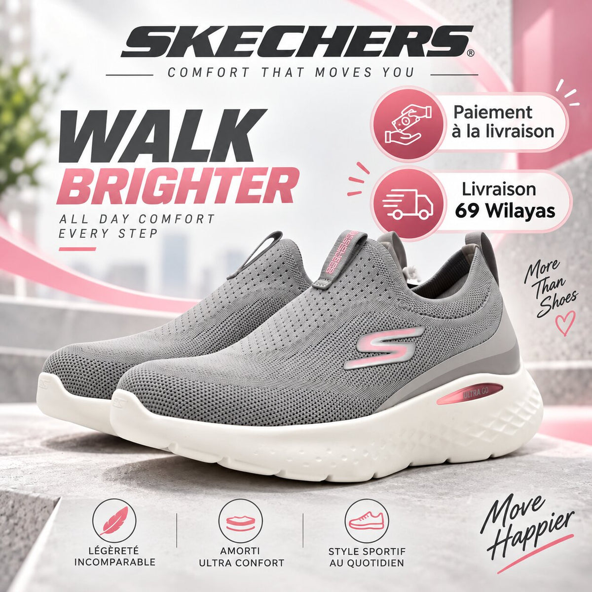 Skechers GO RUN Lite – Aurora Sky Running Shoes