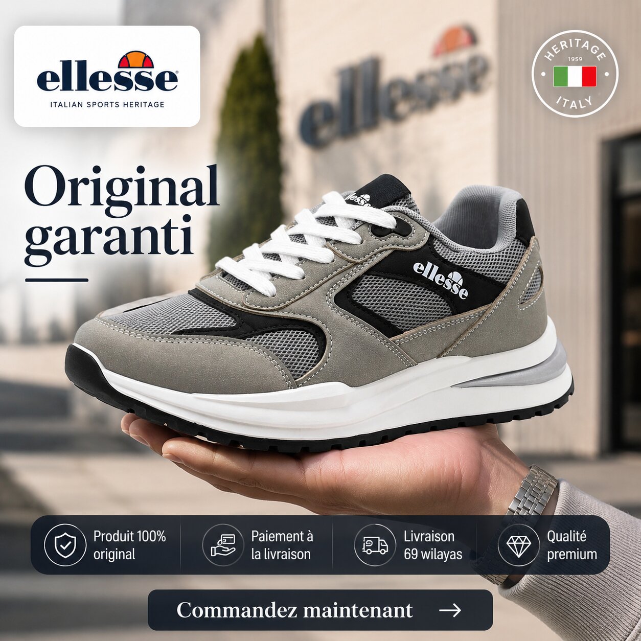 Ellesse Men Sneakers IRMA002-013 🔹