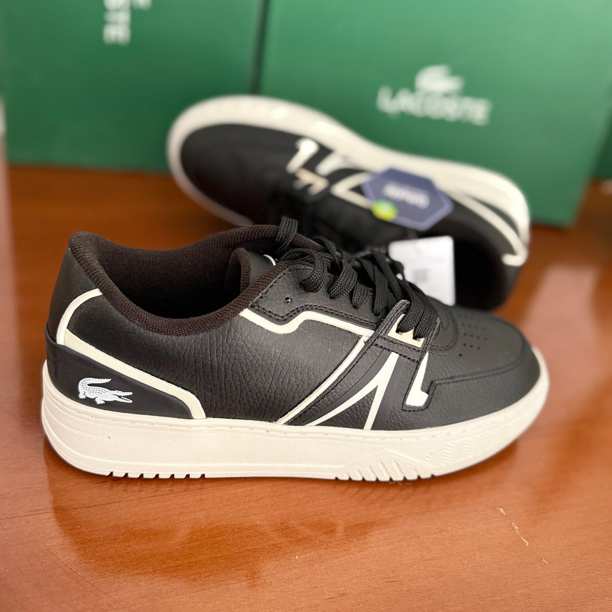 LACOSTE sp LOO1 BLACK 💢💢
