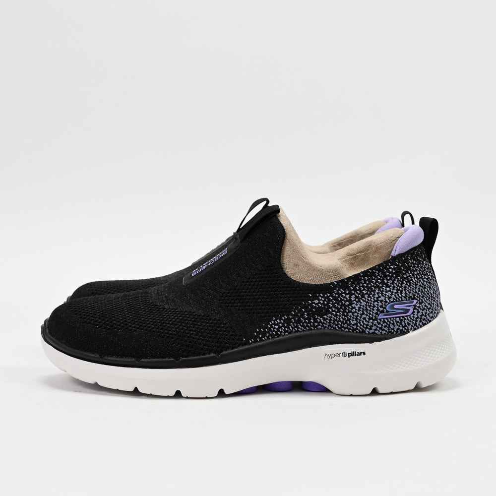 Skechers GO WALK 6 – Glimmering Walking Shoes 124502-BKLV 💕